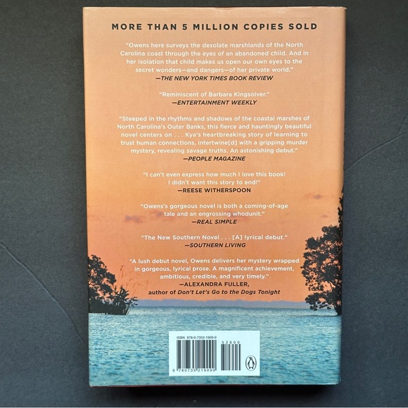 Where the Crawdads Sing by Delia Owens | Literary Fiction | Hardcover Book - Picture 2 of 10